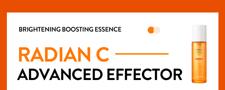RIGHTENING BOOSTING ESSENCE RADIAN C ADVANCED EFFECTOR